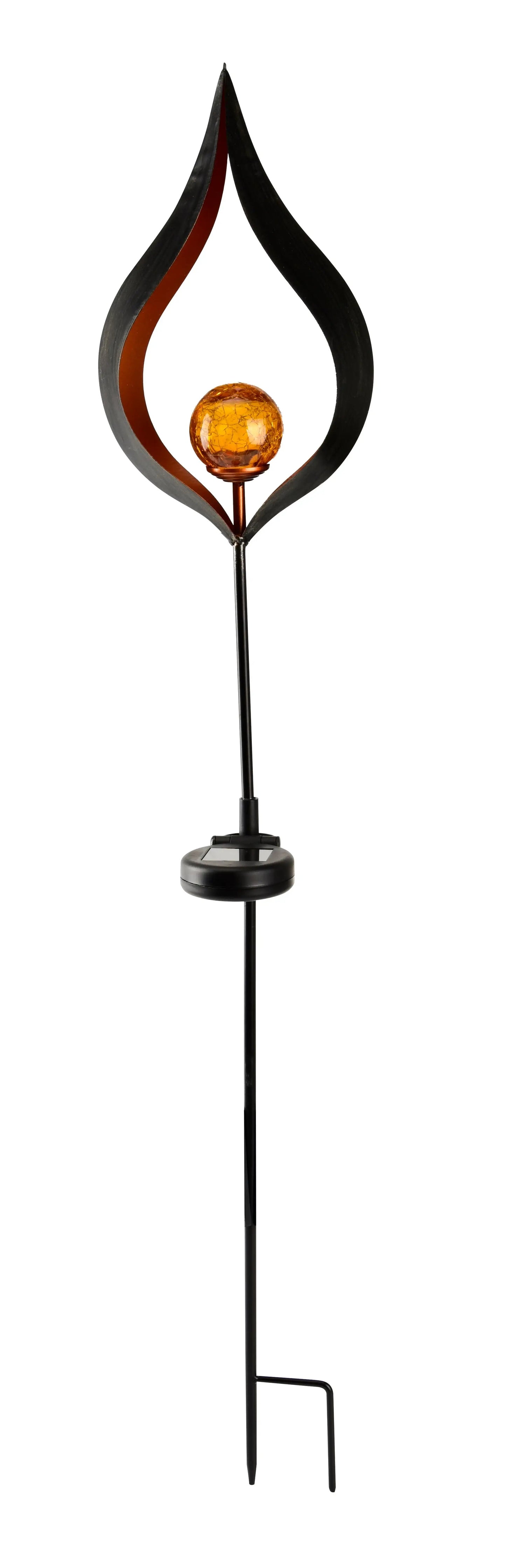 Flame Globe Solar Stake Light by Avilo
