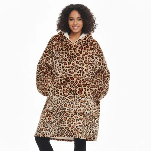 Unisex Sherpa LIned Blanket Hoodie by All Mart Bristol Ltd