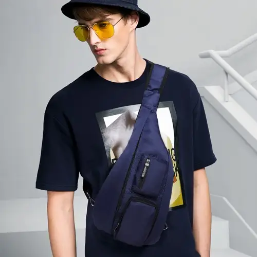 LB1934 - Miss Lulu Casual Single Strap Sling Backpack - Navy by All Mart Bristol Ltd