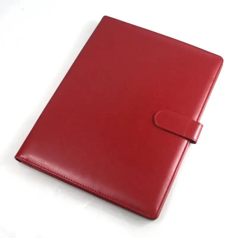 Multifunctional A4 Conference Folder Business Stationery Folder Leather Contract File Folders by All Mart Bristol Ltd