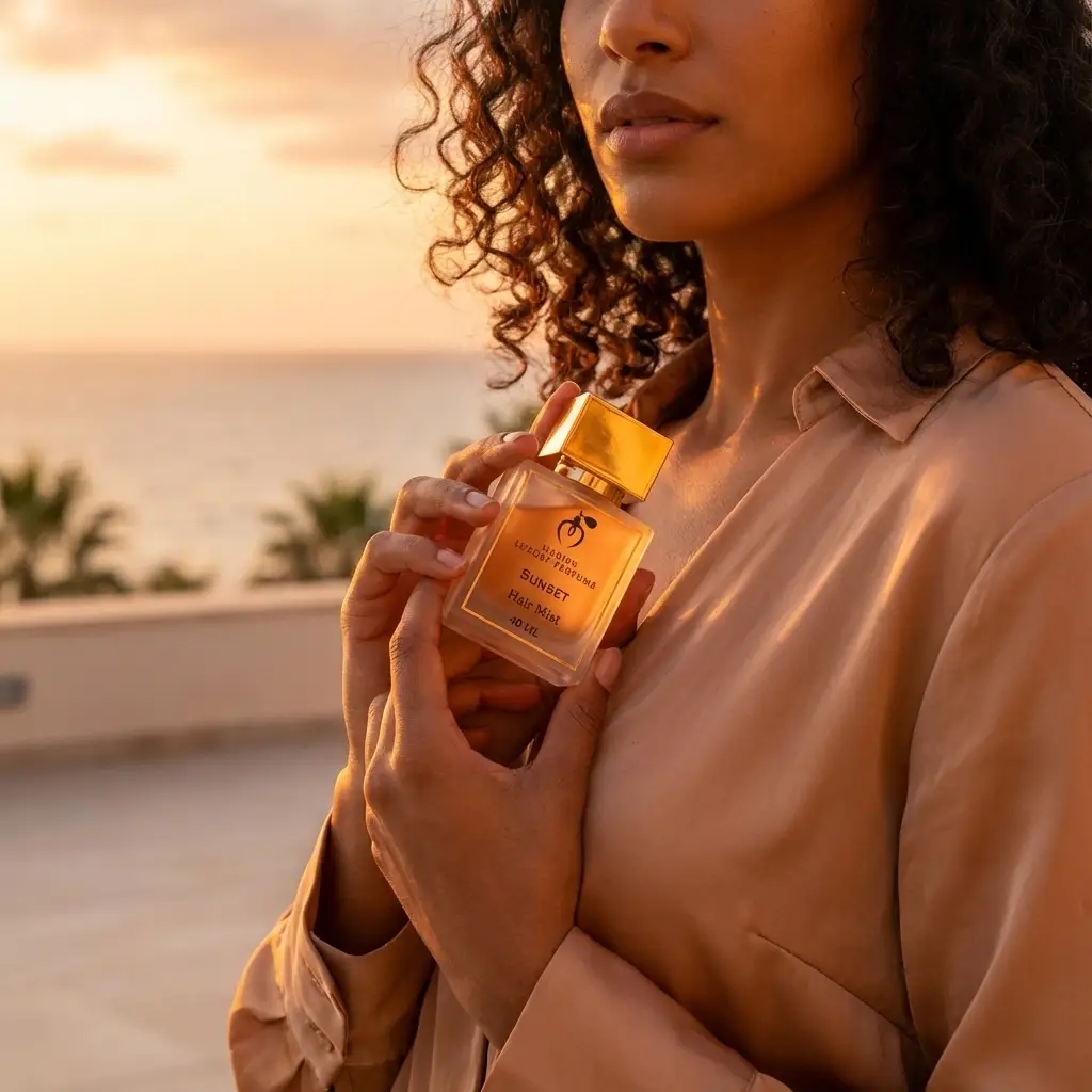 Marien Sunset Luxury Hair & Body Mist | Vanilla, Musk - 50ml by All Mart Bristol Ltd