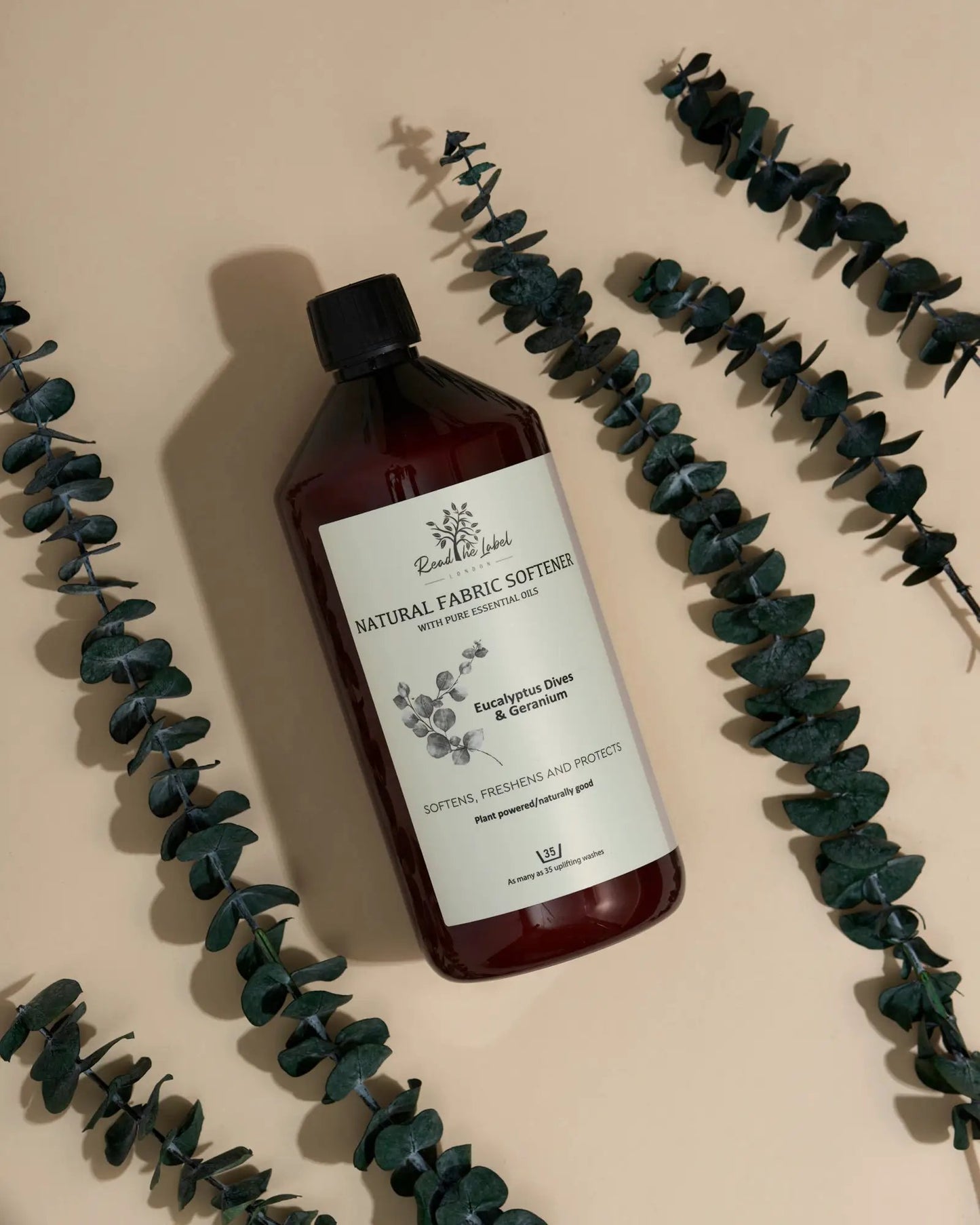 Natural Fabric Softener – Eucalyptus Dives & Geranium by Read The Label