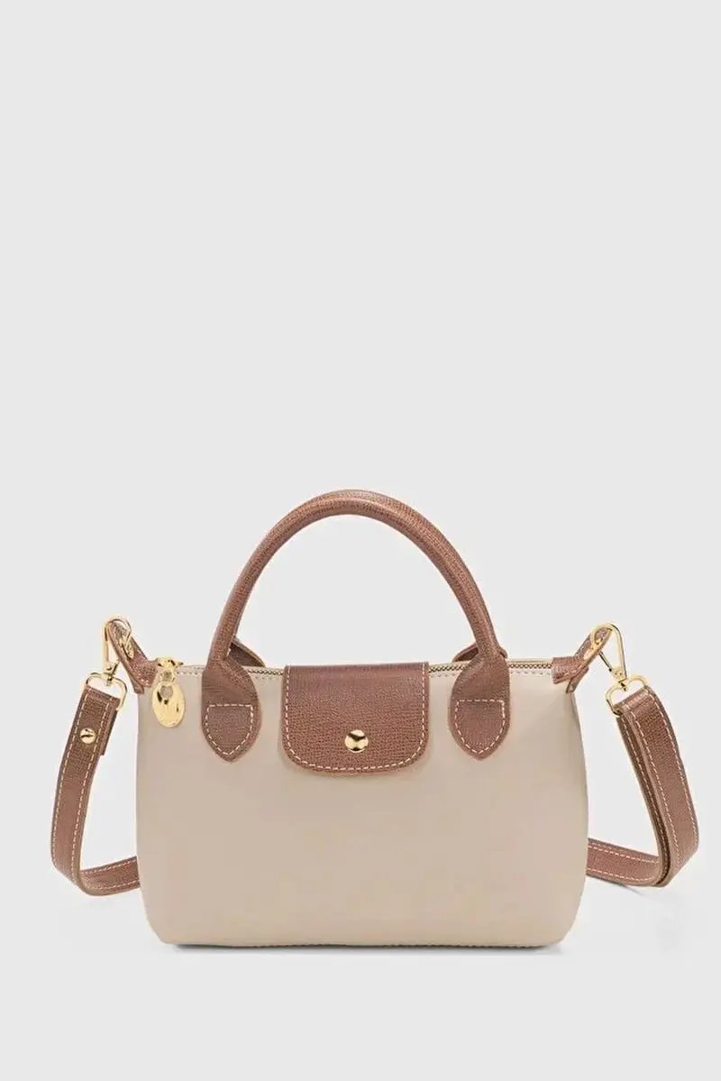 Cream Versatile PU Leather Crossbody Bag for Women by All Mart Bristol Ltd