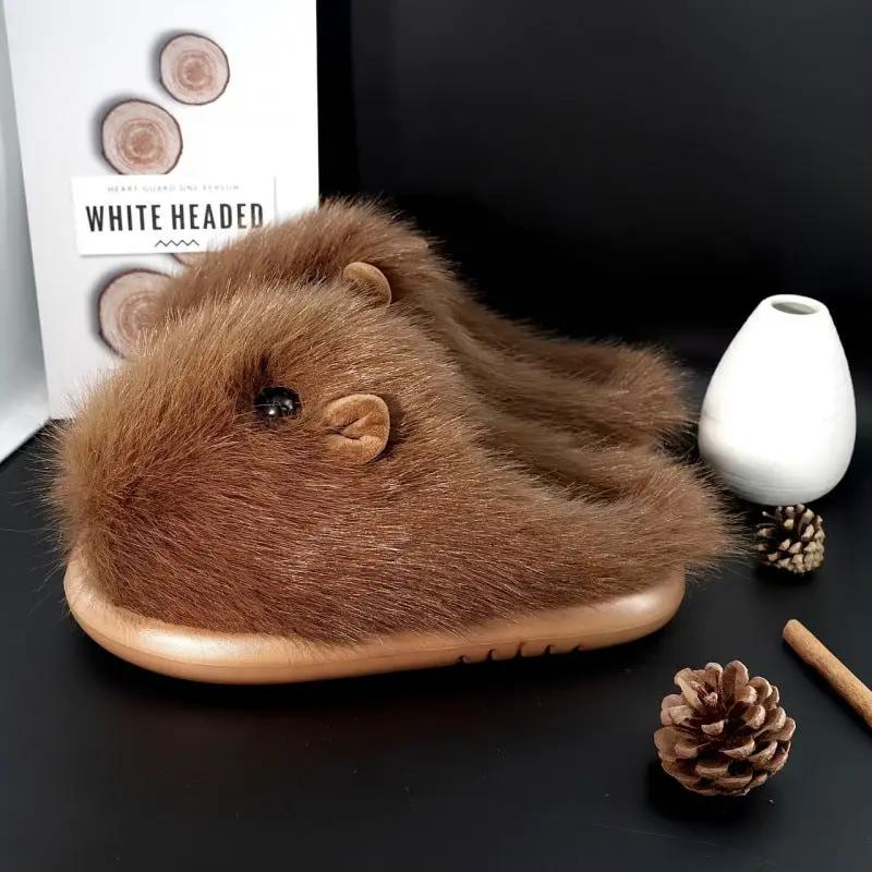 New Comfortable Women's Slippers Soft Suede Indoor by Dropshipman