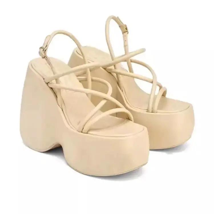 SpringSummer New Womens Stylish French-Style Sandals For Outwear by Dropshipman