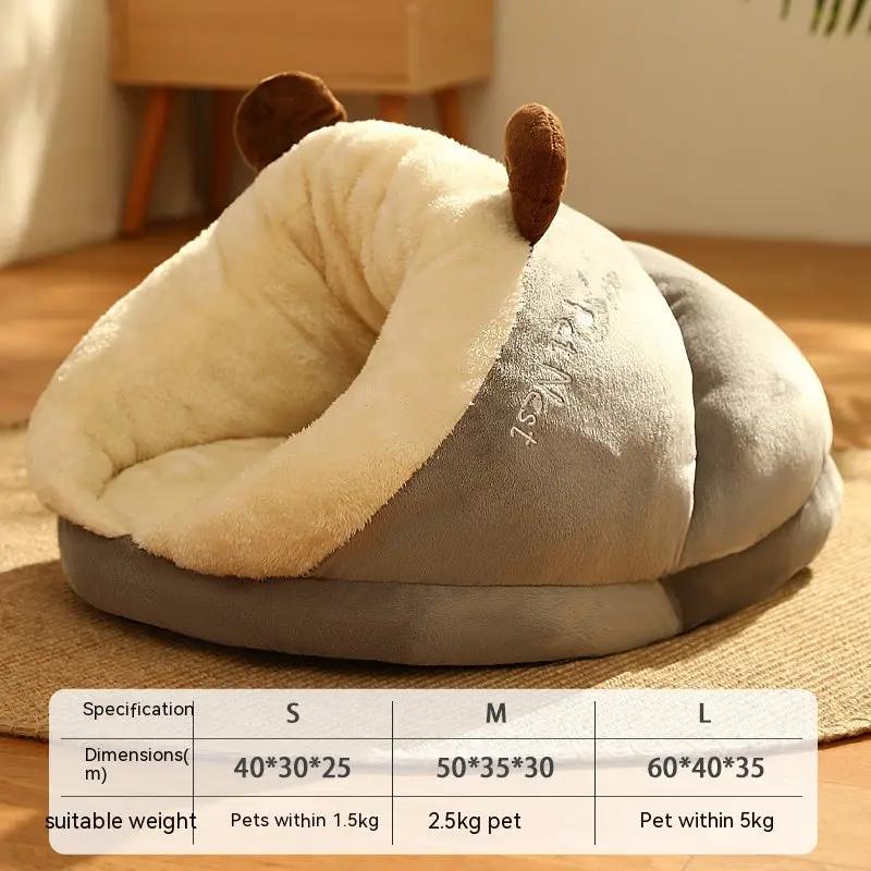 Pet Bed Winter Cat Dog Slippers Small Nest by Dropshipman