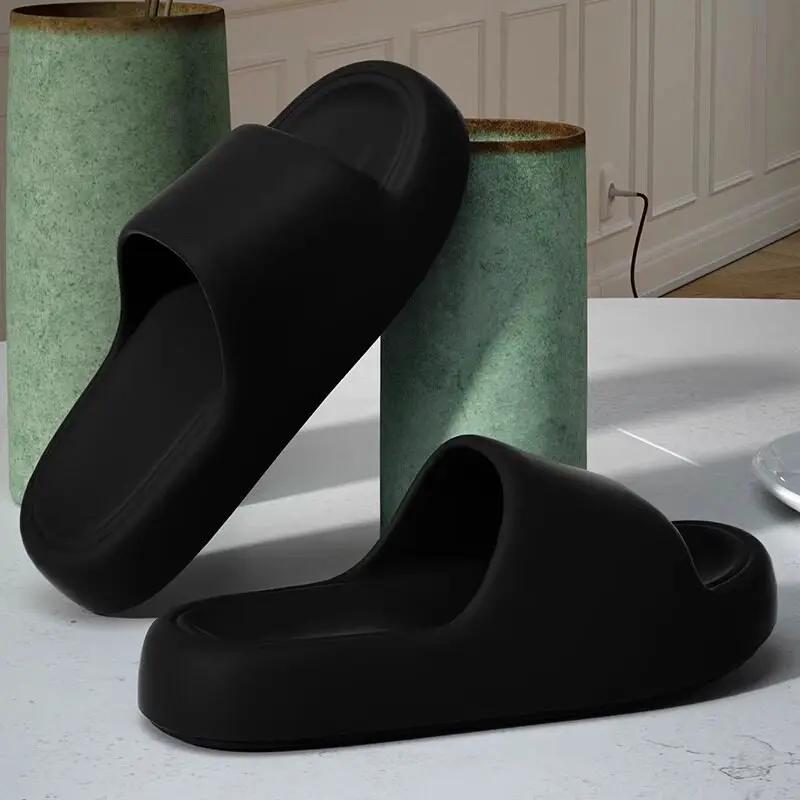 New Indoor Anti Slip Odor Proof Silent Thick Soled Slippers by Dropshipman