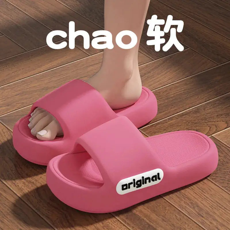 Women Men Slippers Home House Platform Cloud Summer bathroom Slides Indoor Soft Sole Sandals Non Slip Male EVA Thick Flip Flops by All Mart Bristol Ltd