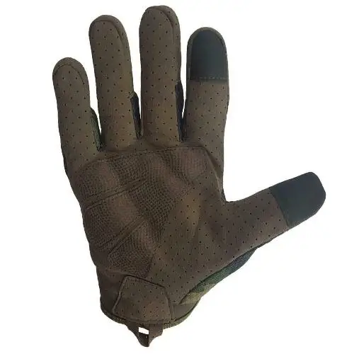 Tactical Woodland Gloves PH03 by All Mart Bristol Ltd