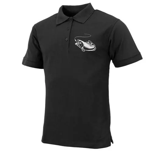 Mens Fish Logo Polo by All Mart Bristol Ltd