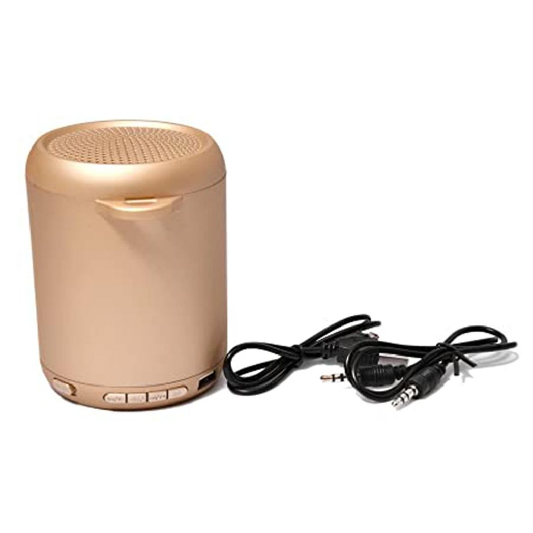 NBY Small Sound Activate LED Light Bluetooth Speaker And Dancing Fountain, Gold by NBY