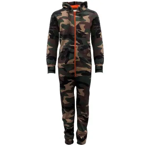 Kids Unisex Woodland Camouflage Onesie by All Mart Bristol Ltd