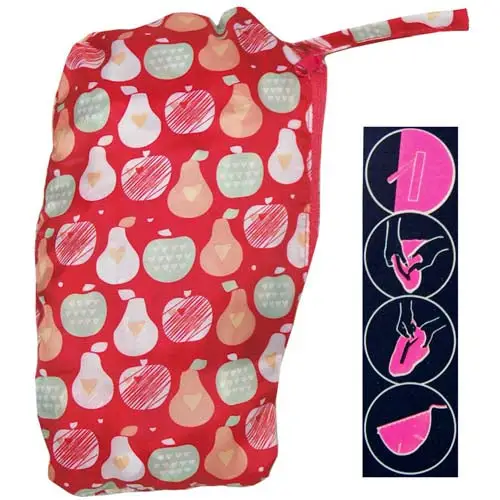 Girls Ruth Packaway Printed Cagoule by All Mart Bristol Ltd