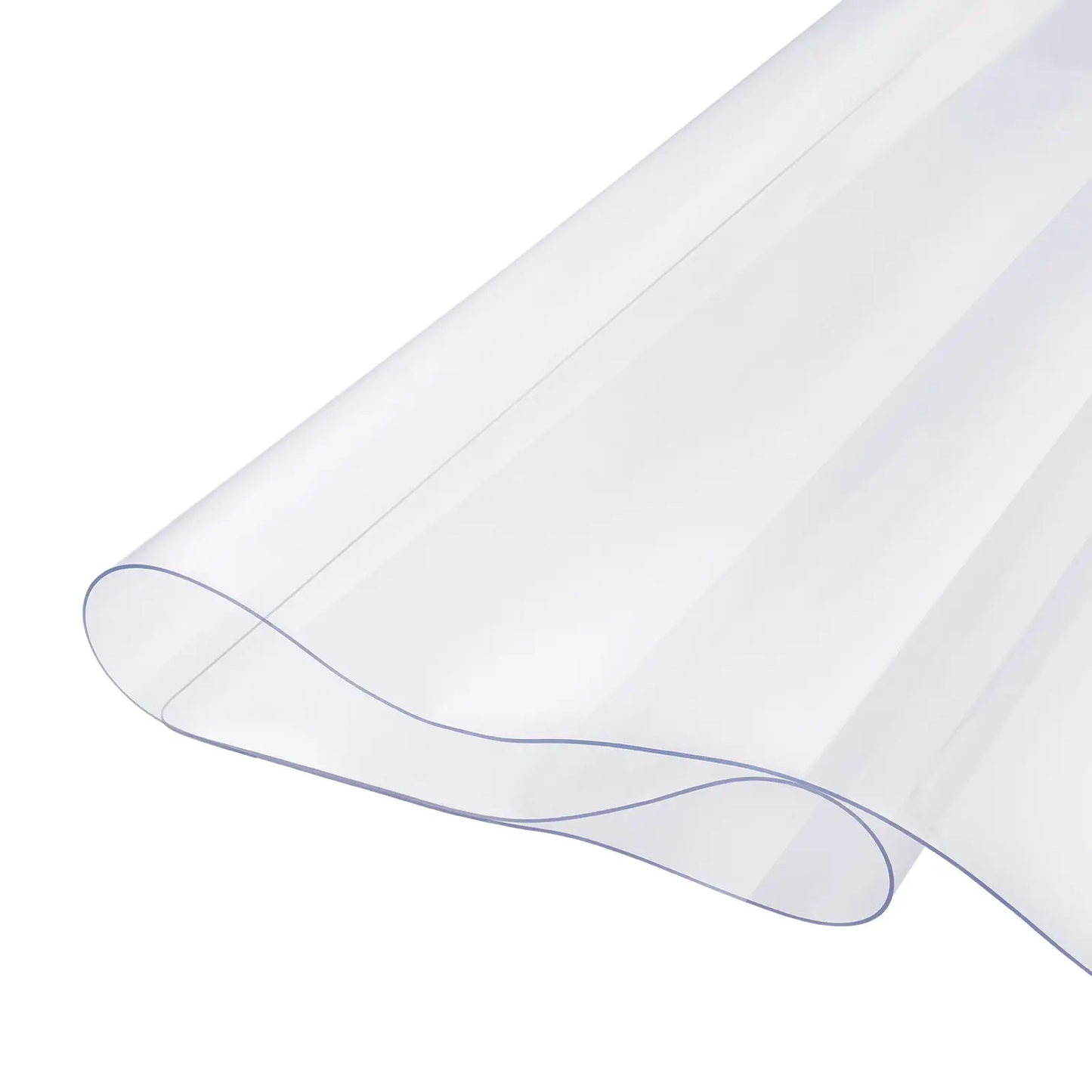 VEVOR Plastic Table Cover, 54 x 54 Inch 2.0 mm Thick Clear Table Protector, Square PVC Desk Mat, Waterproof & Easy Cleaning Desk Pad Tablecloth, for Office Dresser Dining Room Table Night Stand by All Mart Bristol Ltd