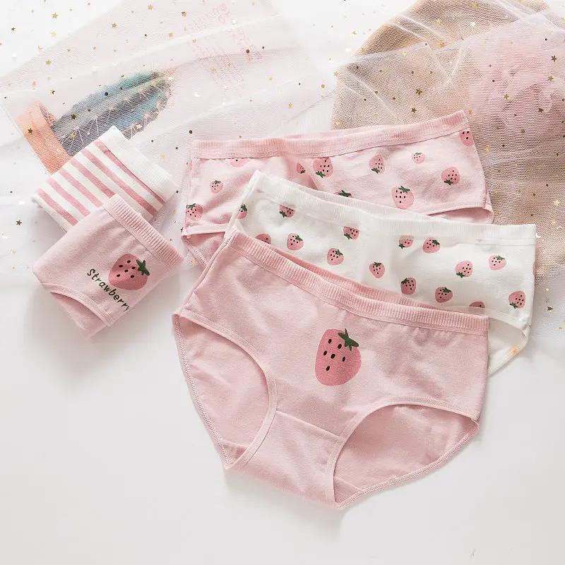 Girls' Cotton Cute Underwear by Dropshipman