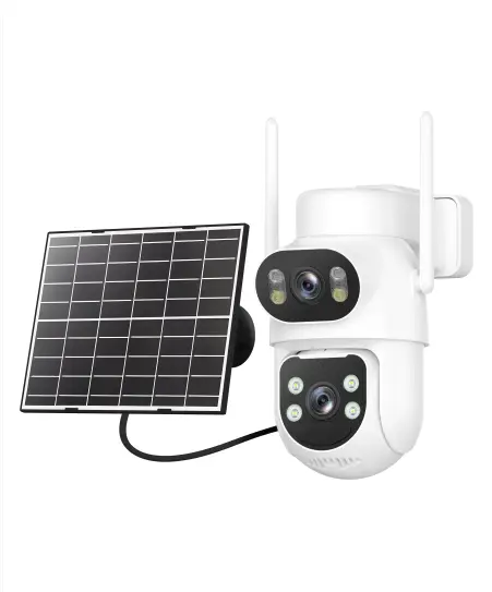 Smart 4G LTE Battery Outdoor PTZ Camera With Solar Panel 2.5K--GW-B20-EU-LA by Dropshipman