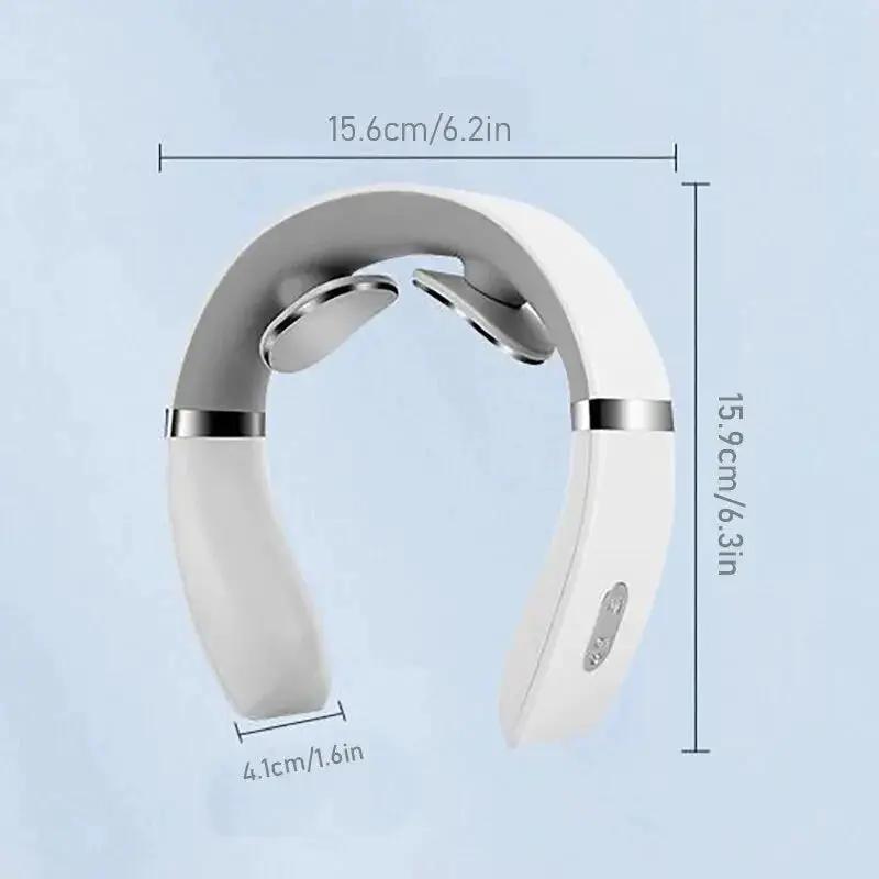 Cervical Massager Protable Mini Neck Shoulder Massager Deep Massage Neck Warm Pressing Neck Pressing Care by All Mart Bristol Ltd