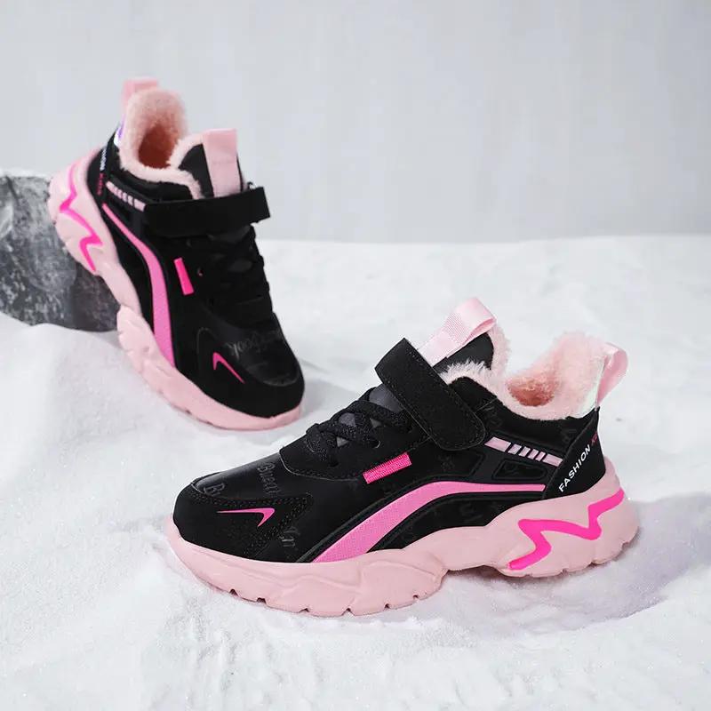 Waterproof Leather Girls Casual Sneaker by Dropshipman