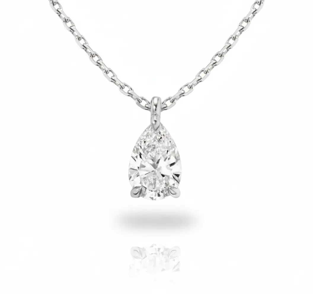 Eclisse Pear Pendant Necklace by LaBante London
