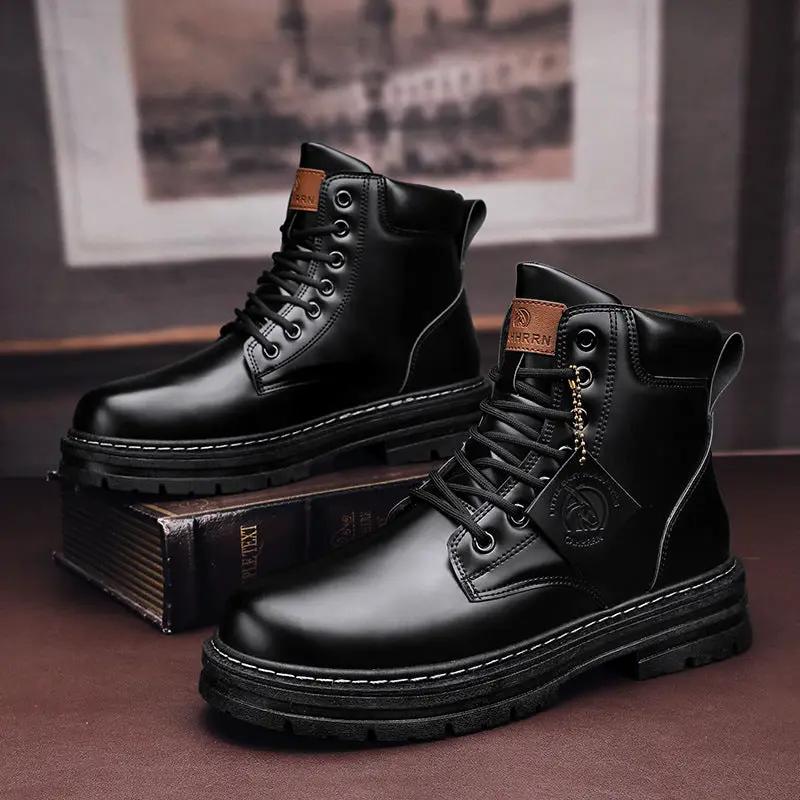 Martin Boots Men's British Style Retro by Dropshipman