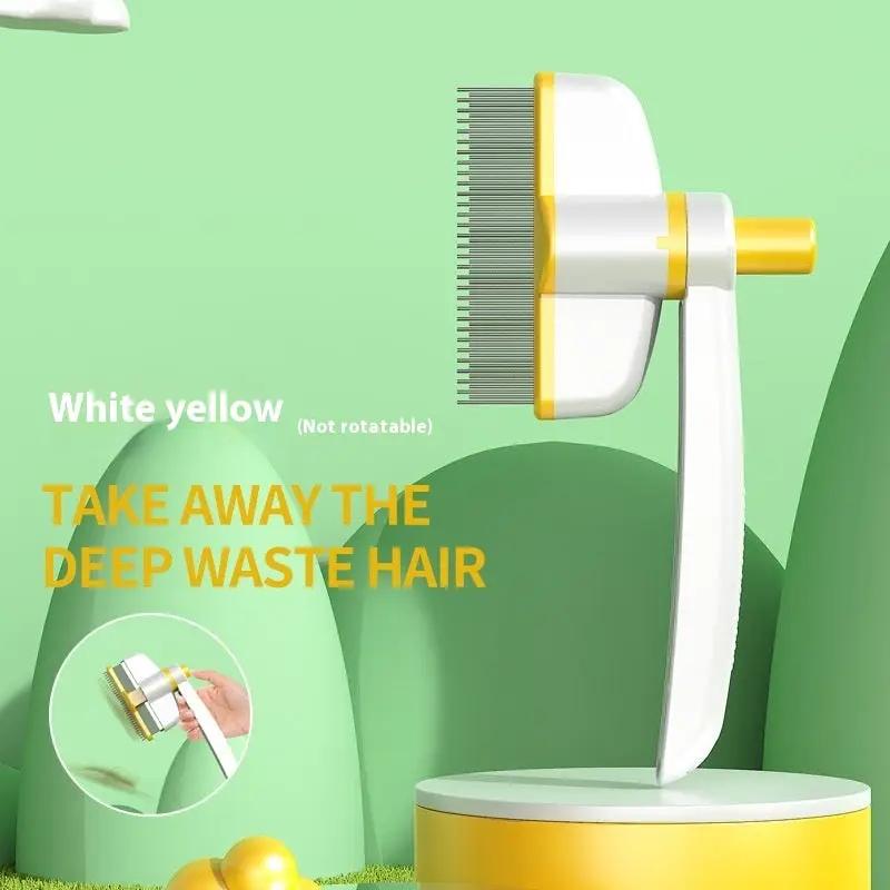 Cat Comb Tie Removal Floating Hair Magic Long Hair Pet Self-Cleaning Row Dog Cat Comb Grooming Supplies Flea Removal Brush Pets Products by Dropshipman