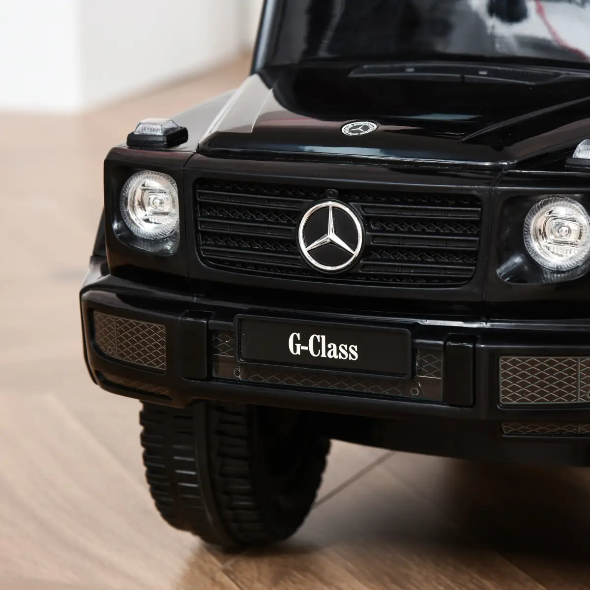 Benz G350 Ride-on Sliding Car Floor Slider Stroller Kids Vehicle, Black HOMCOM by Unbranded