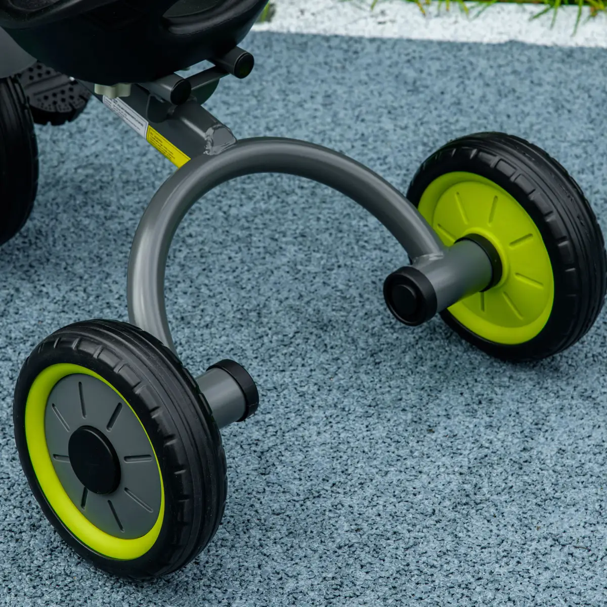 AIYAPLAY Trike with Adjustable Seat Basket Kids Tricycle for 2-5 Years Old Black by HOMCOM