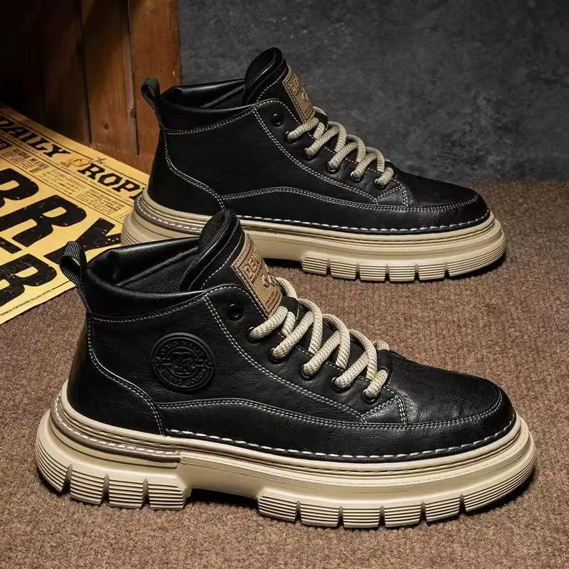 Men's High-top Winter British-style Retro Martin Boots by Dropshipman