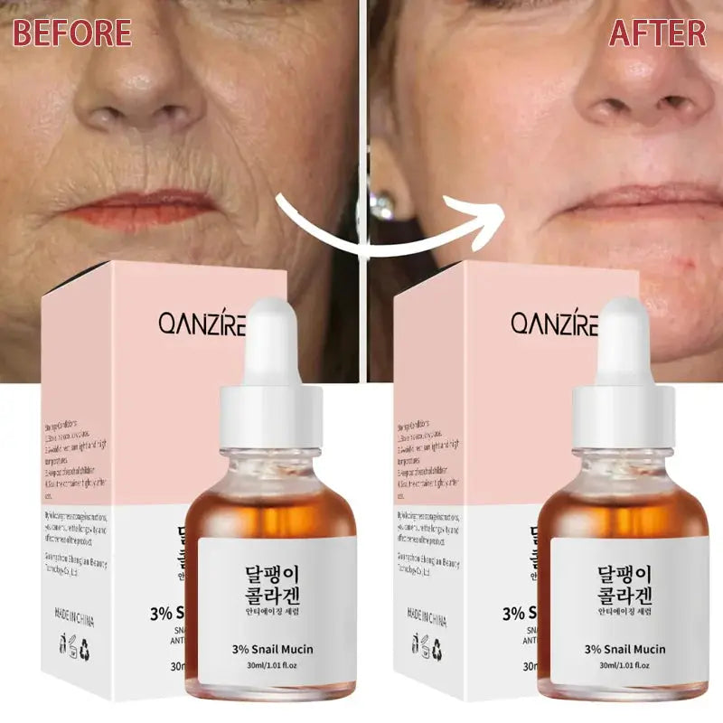 2025 Korean Snail Collagen Anti-Wrinkle Serum Anti Aging Skincare for Wrinkles Firming Lifting Protect Repair Aging Skin Care by All Mart Bristol Ltd