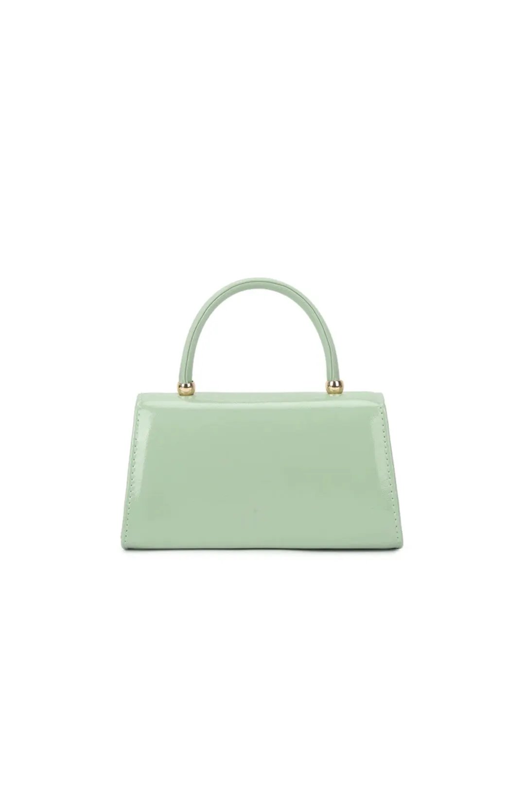 Mint Top Handle Small Handbag with Chain by Aftershock London