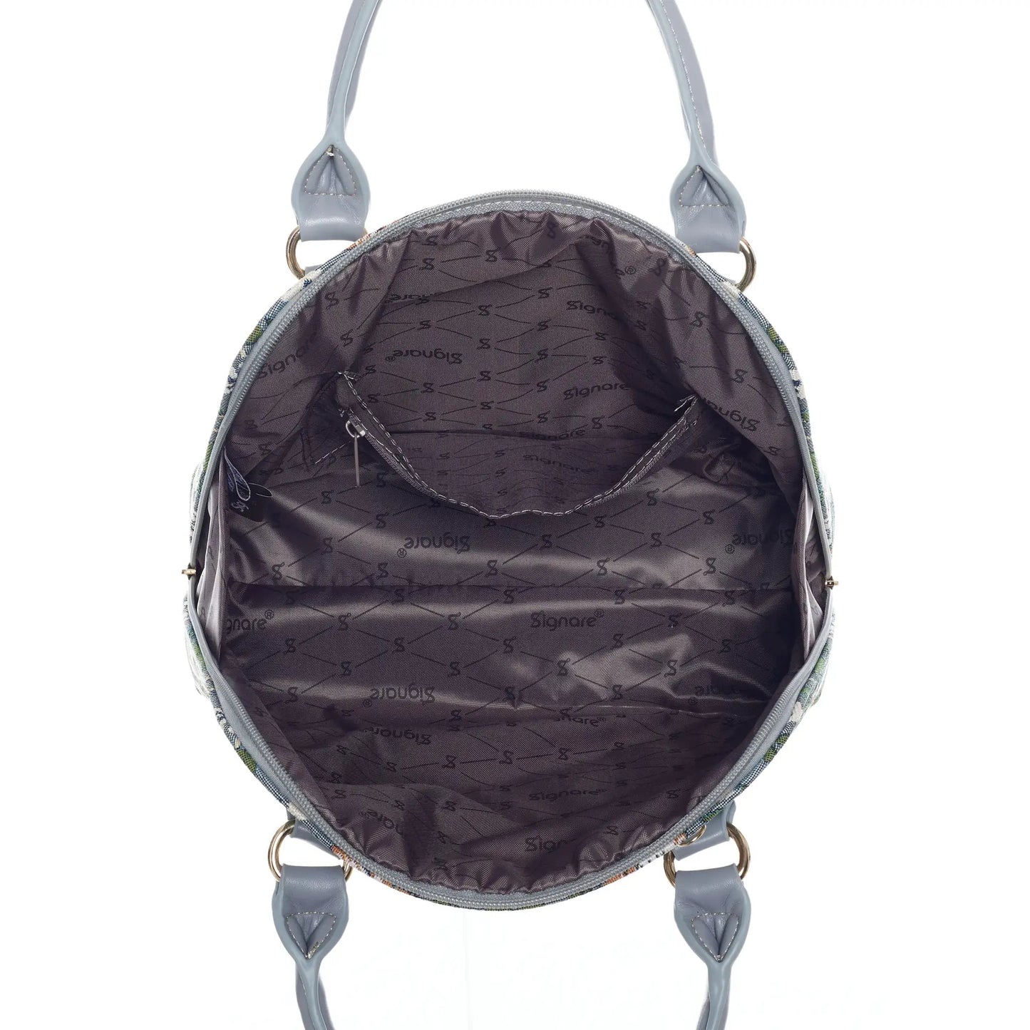 Strawberry Thief Grey - Convertible Bag by Signare Tapestry