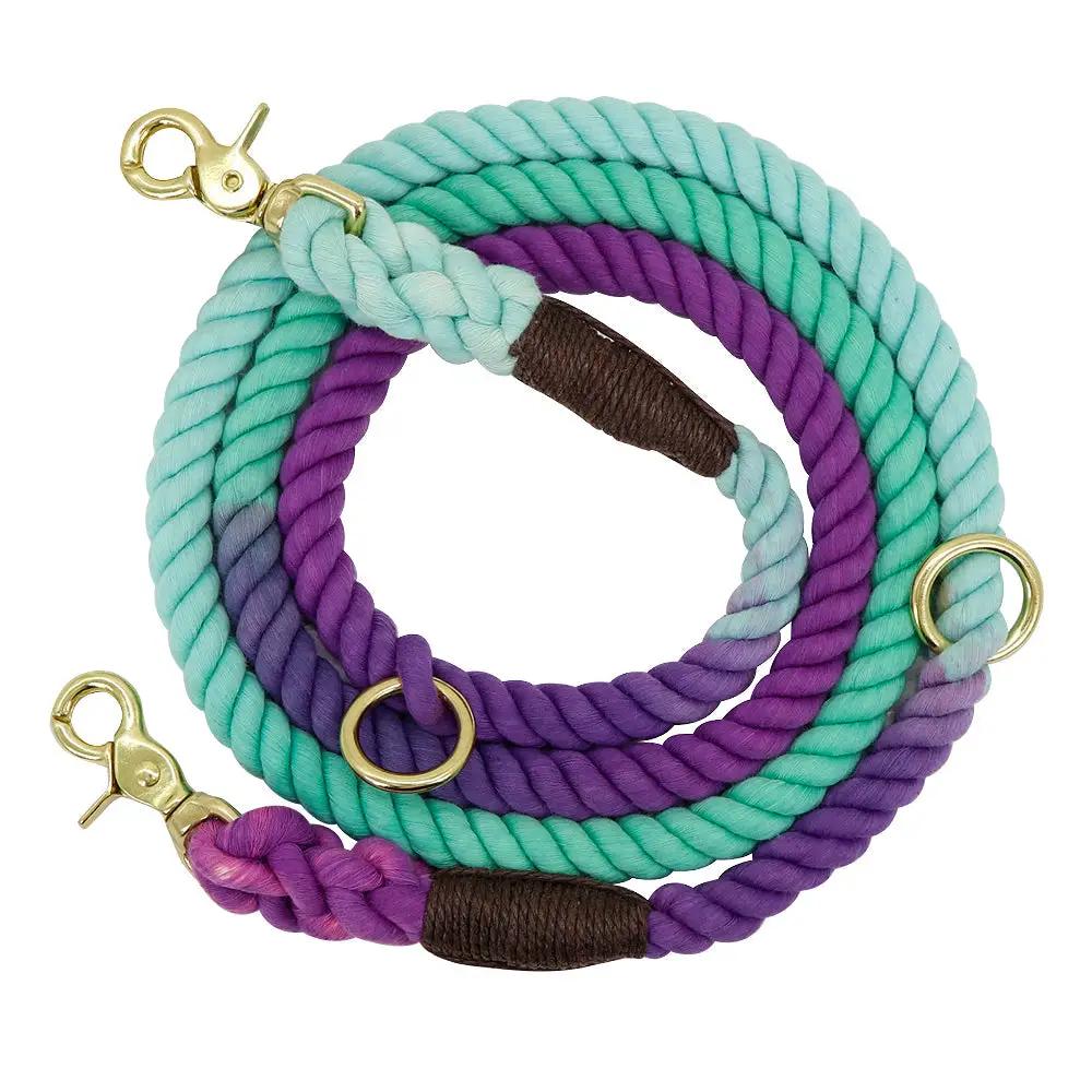 Colorful Gradient Dog Training Leash by Cashymart
