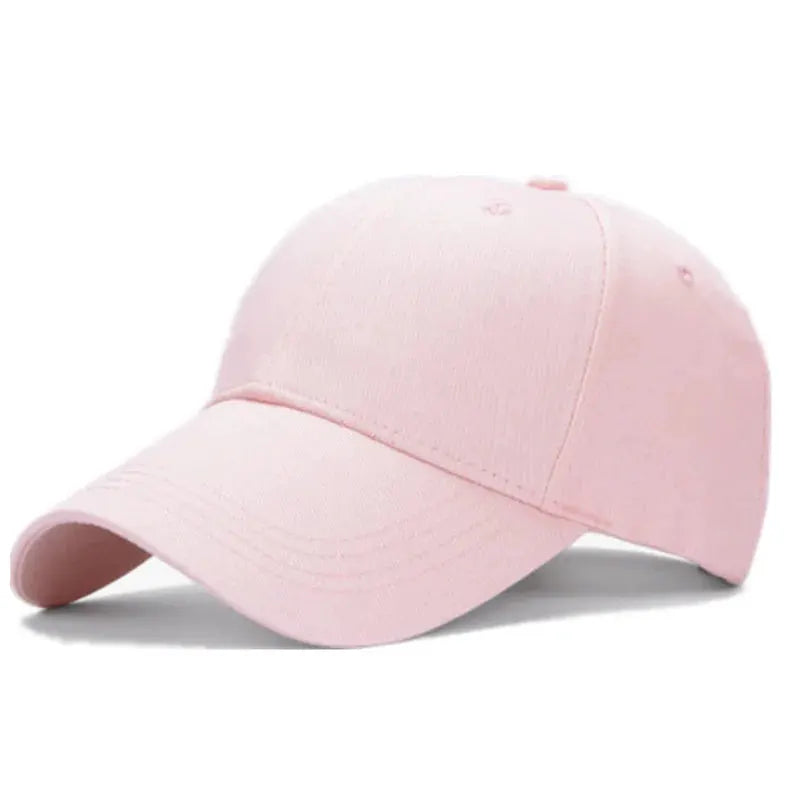 Unisex 100% Cotton Cap High Quality Solid Simple Color Hard Top Baseball Cap Men Women Adjustable Casual Outdoor Sports Hat Cap by All Mart Bristol Ltd