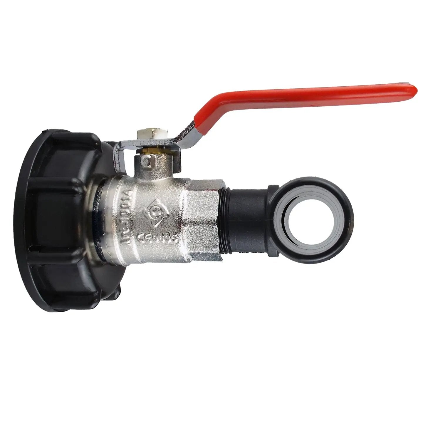 IBC 2” S60X6 Cap with Lever Valve and 19mm Barbed Tee by AP Supplies