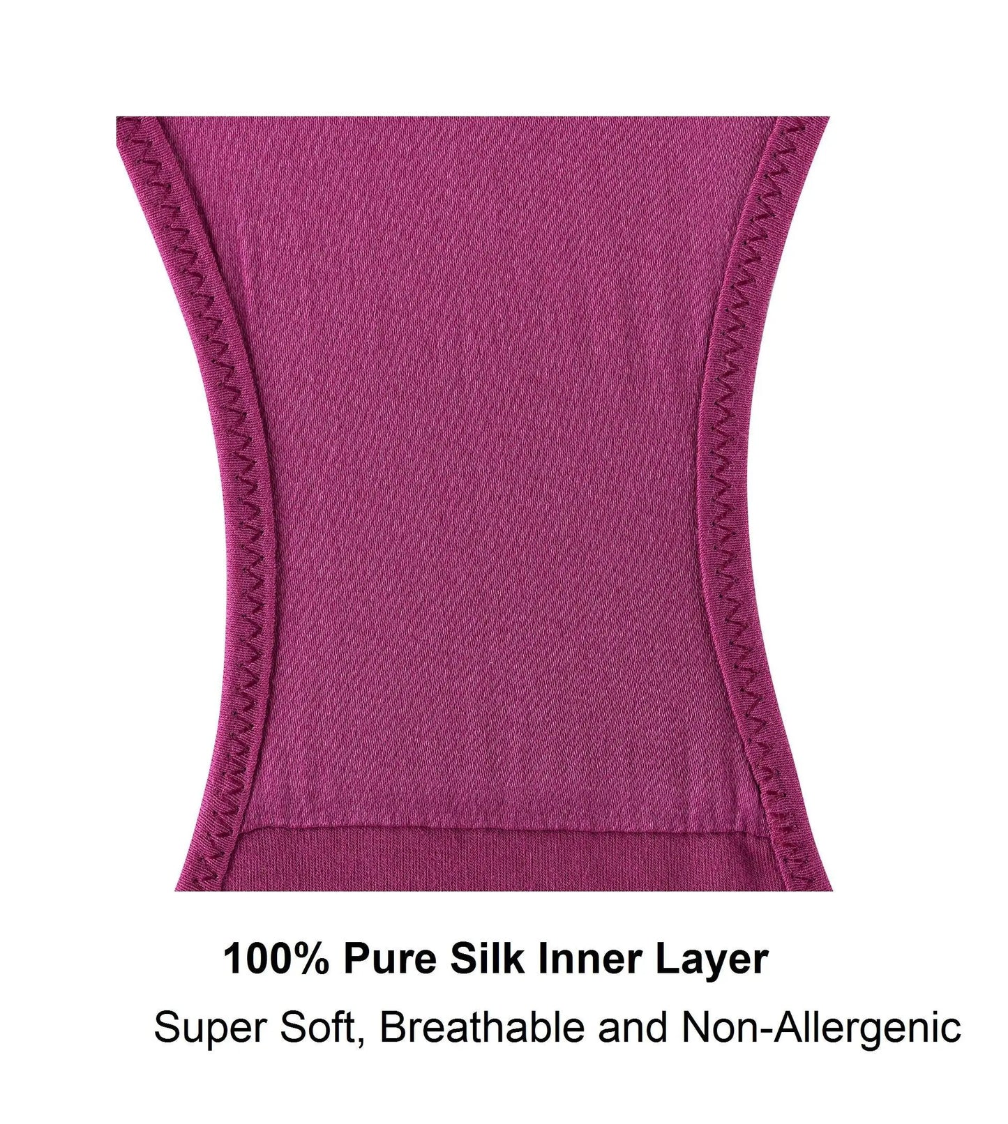 Fuchsia - High Waisted Silk & Organic Cotton Full Brief by Juliemay Lingerie