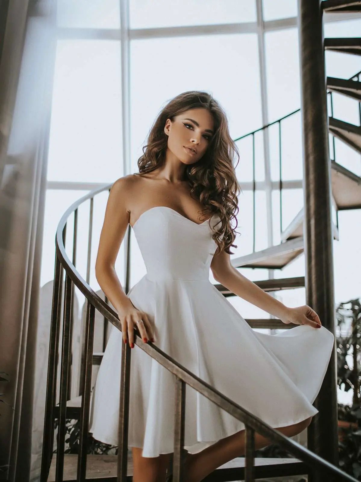 Short Wedding Dress Corset A-Line Circle Skirt Off Shoulder GLOWSYOU – All Mart Bristol Ltd