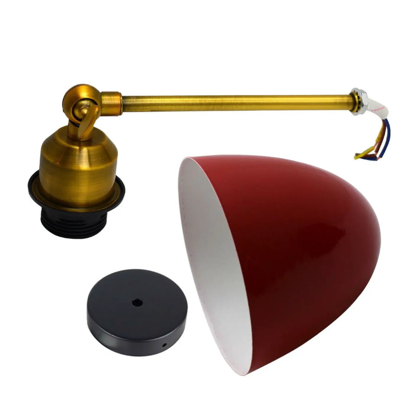 Modern red colour creative personality Metal Wall Light Lamp Shades~2212 by LEDSone
