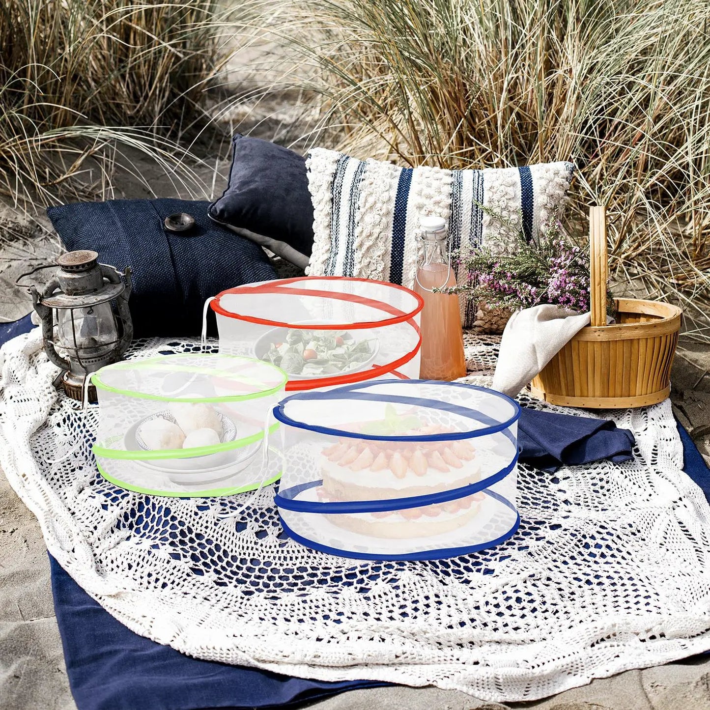 VINSANI SET OF 3 POP UP FOOD COVERS 0008501 by Vinsani