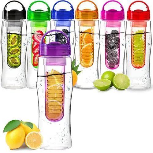 Vinsani 700ml Fruit Fuzer Infusion Infuser Water Bottle Infuser Aqua Hydration - BPA Free by Vinsani