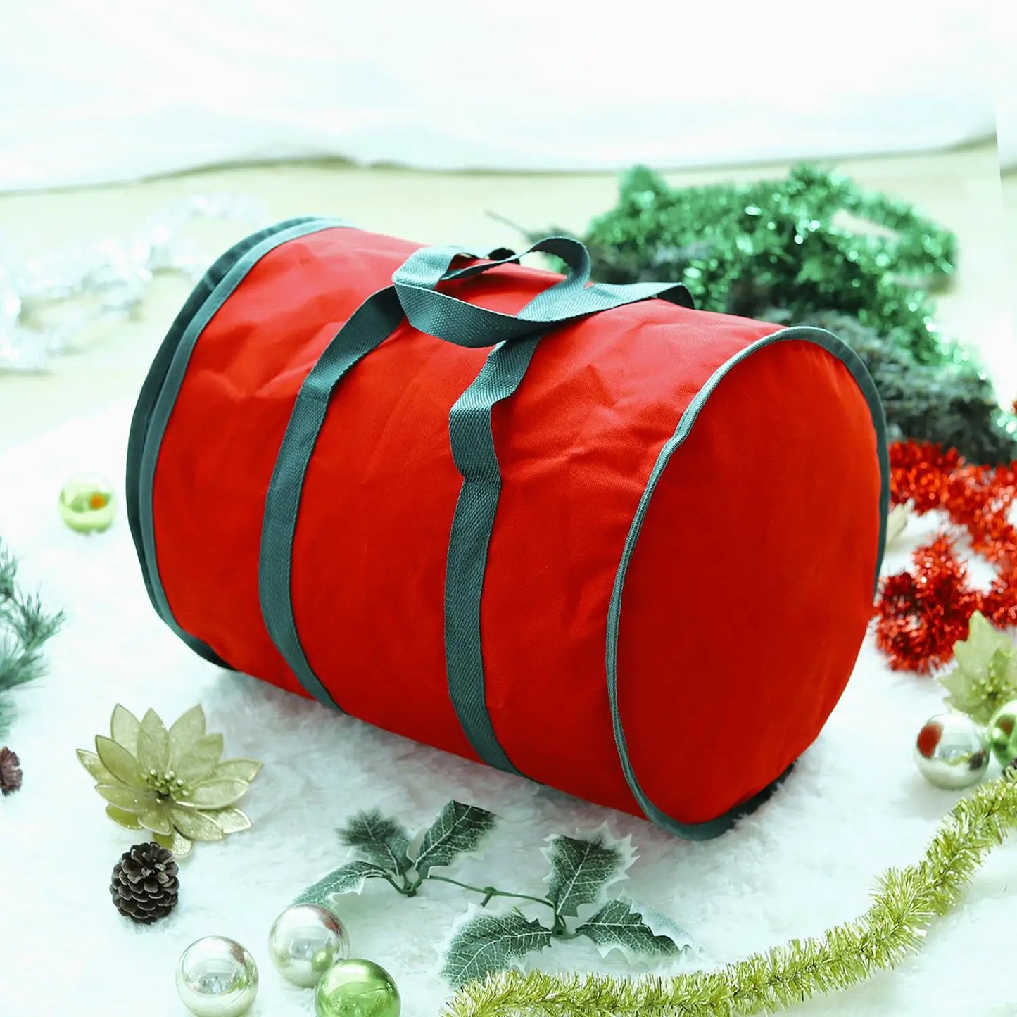 VINSANI RED XMAS LIGHTS STORAGE BAG 0000152 by Vinsani