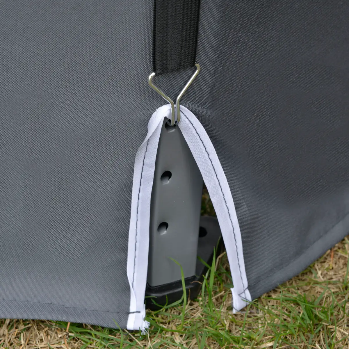 3.2m Pop Up Gazebo Hexagonal Tent Sun Protection with Mesh Sidewalls, Handy Bag by Outsunny