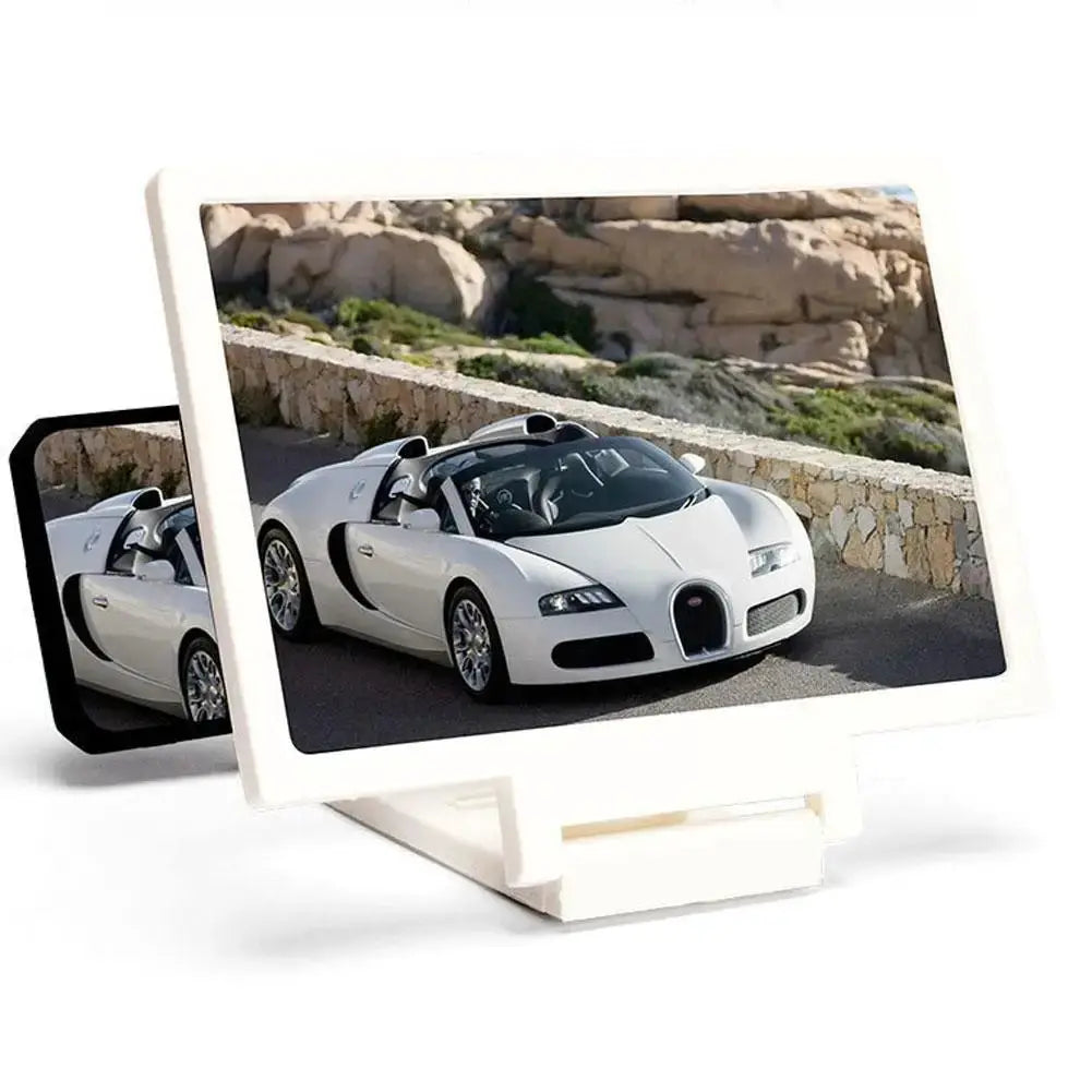 Screen Magnifier HD Screen Magnifying Glass Eye Protection Lightweight Portable Screen Enlarge Magnifier Phone Holder by All Mart Bristol Ltd