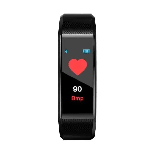 Smart Sports Bracelet Men and Women Pedometer Heart Rate Blood Pressure Fitness Tracker Smartwatch Bluetooth for iOS android+BOX by All Mart Bristol Ltd