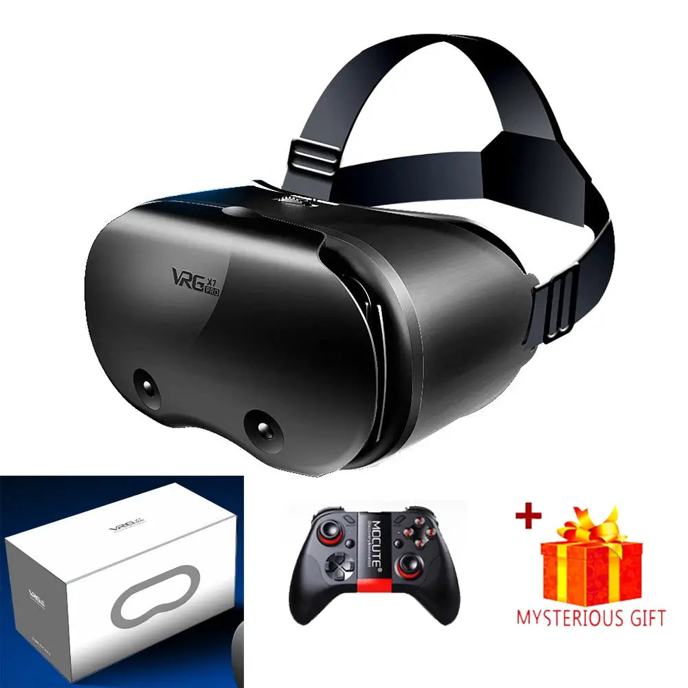 3D Virtual Reality VR Glasses For iPhone Android Smartphone Cell Mobile Phone Helmet Headset Wirth Real Lenses Goggles Devices by All Mart Bristol Ltd