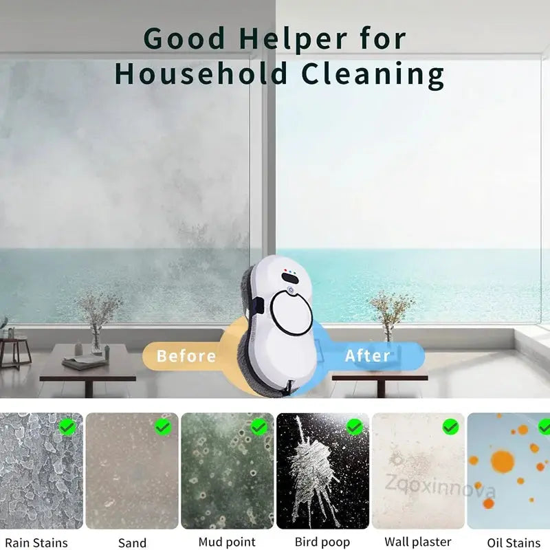 Automatic Smart Robot Window Cleaner with Water Spray by All Mart Bristol Ltd