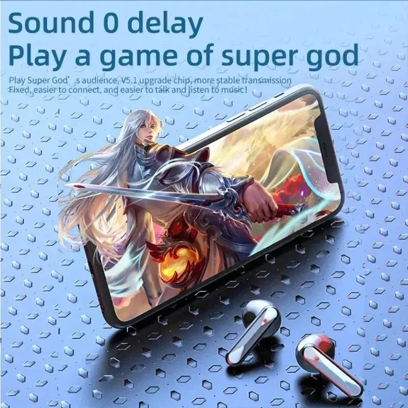 S20 Bluetooth Earphone Headphones Mirror Wireless Stereo Headset 5.3 with Digital DisplayTouch Control Sports Earbuds for Gaming by All Mart Bristol Ltd