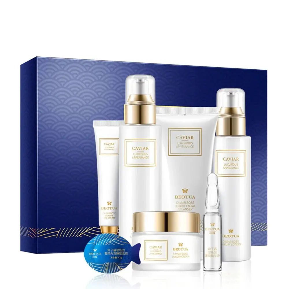 15PCS Caviar Skin Care Set Face Serum Set Face Moisturizing Anti Wrinkle Whitening Beauty Health Korean Facial Skin Care Suit by All Mart Bristol Ltd