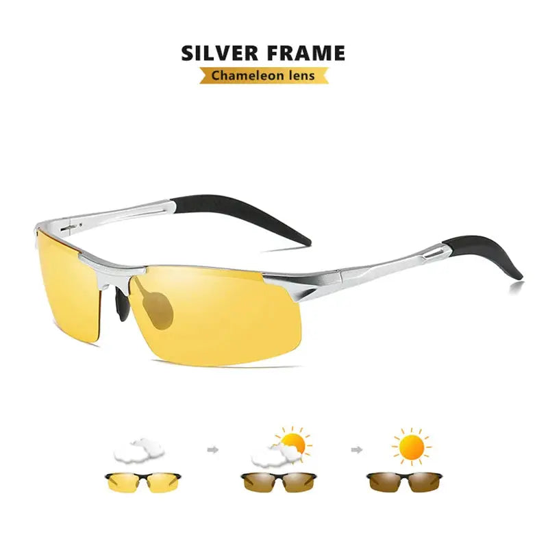 Top Anti-glare Day Night Vision Glasses For Driving Men Polarized Sunglasses Photochromic Driver Goggles Glasses zonnebril heren by All Mart Bristol Ltd