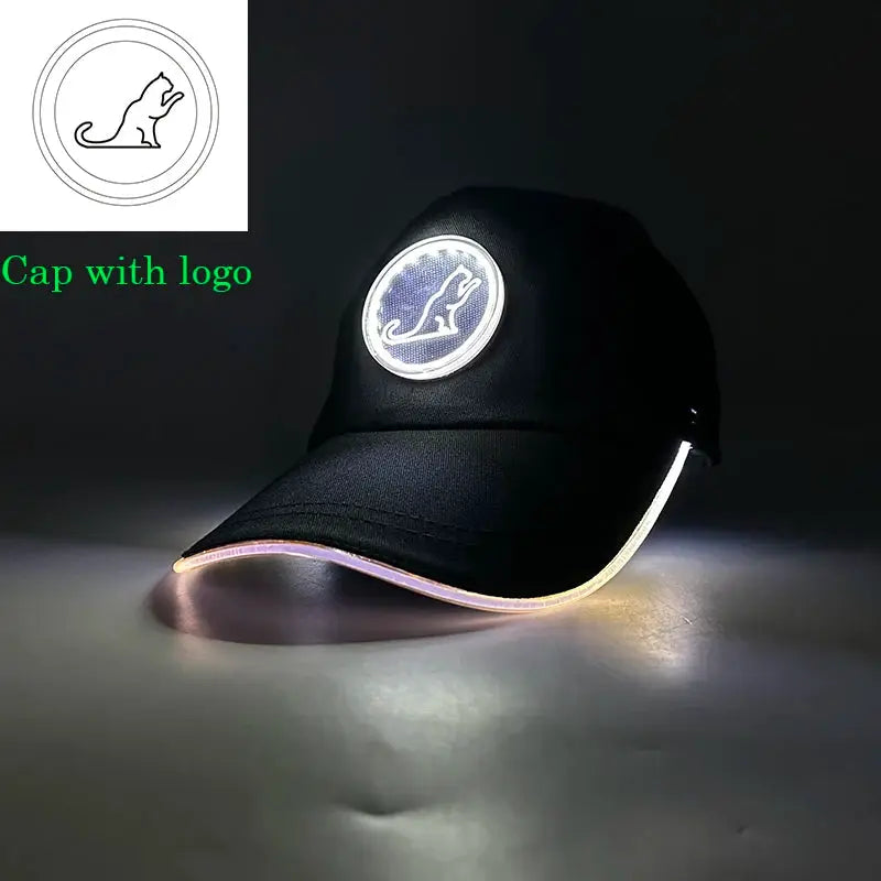 Wholesale Baseball Caps Night Glow Light Cap Boys Girls Fashion Headwear Costumes Accessory Caps Hats by All Mart Bristol Ltd