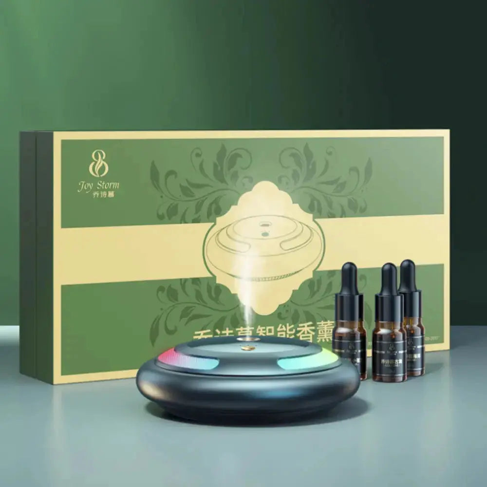 Smart Car Humidifier Essential Oil Diffuser LED Light Fragrance Aromatherapy Air Freshener Perfume Car Diffuser by All Mart Bristol Ltd
